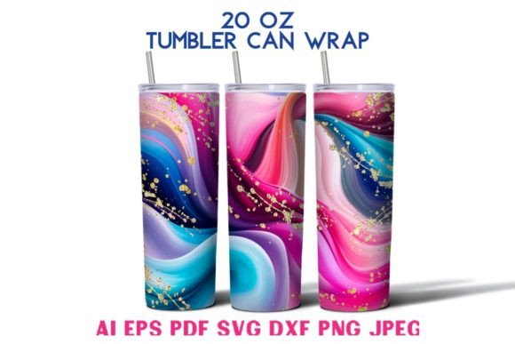 20 Oz Tumbler Glitter Holiday Valentines Graphics