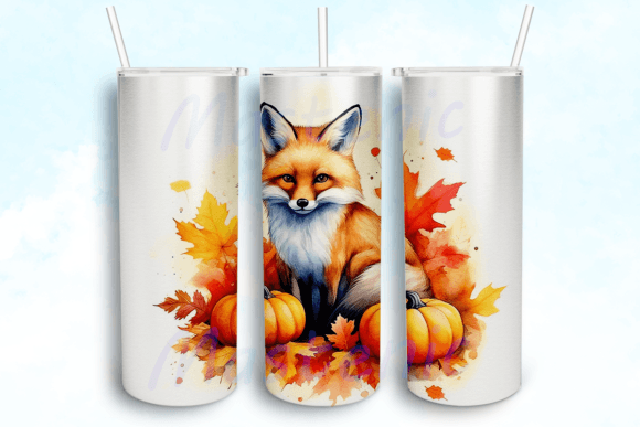 Autumn Fall Halloween Tumbler Wrap: Graphics for Crafts