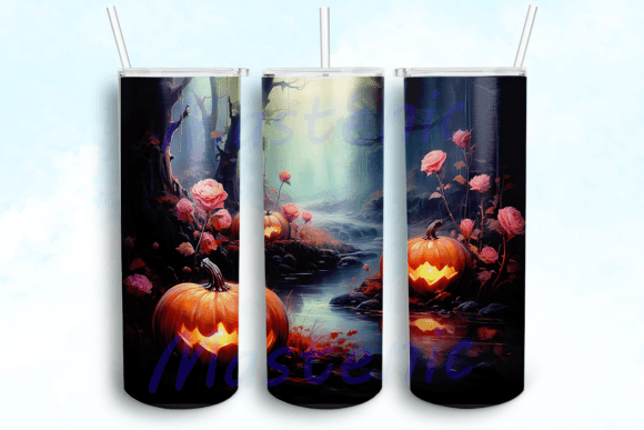 Autumn Fall Vibes Tumbler Sublimation Graphics for Crafts