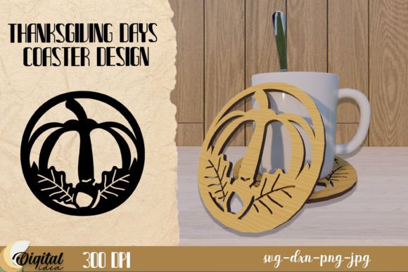 Cup Holder Thanksgiving Days Laser Cut: Graphics & Crafts Asset Review