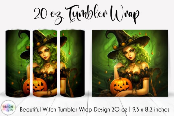Cute Halloween Fairy Tumbler Sublimation Graphics & Wraps