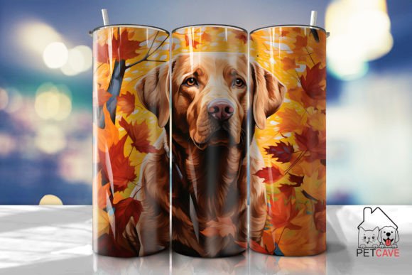 Labrador Retriever Tumbler Wrap 1: Graphics for Crafts & Branding