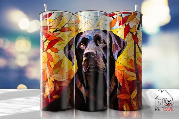 Labrador Retriever Tumbler Wrap: Graphics for Crafts & Content