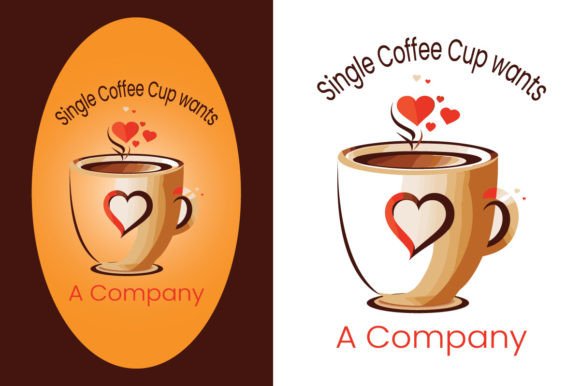 Single Cup Coffee Design Tee Shirt: Graphics & Print Templates