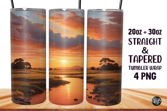 Sunsets or Sunrises Lands Graphics & Tumbler Wraps